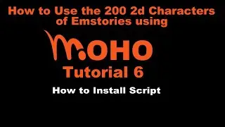 6  How to Install Scripts in Moho #mohoanimation #mohotutotials #mohopro #2danimation