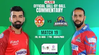 PSL LIVE : Karachi Kings vs Islamabad United 19th T20 LIVE SCORES | KK vs IU | PAKISTAN SUPER LEAGUE