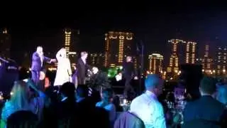 MEADFA Conference Galadinner in Doha with 1 singing chef + 2 singing waiters