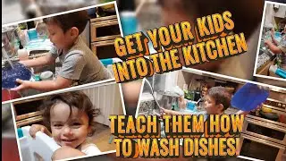 Get Your Kids Into the Kitchen: Teach them How to Wash Dishes! 