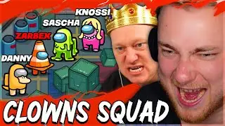 KRANKER SQUAD! 🤣 Among Us mit Knossi, Sascha, Zarbex, Eli, Willy, Kroko & Co. 🔥 | SolutionPlayz