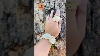 Brass Bangle💐MOP Bangle. #brassjewelry #brassbangles #motherofpearl #bangles #smallbusiness #shorts