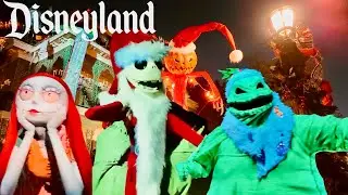 Holiday Haunted Mansion : The Nightmare Before Christmas [4K POV] Disneyland Park 
