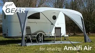 your GEAR AmalfiAir &bull; Sonnensegel f&uuml;r den Hobby beachy 360 / 420 / 450 passend &bull; 5000 mm Wassers&auml;ule