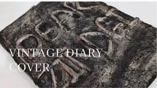 how to creat Vintage diary cover || #tutorial #vintageeffect #diary