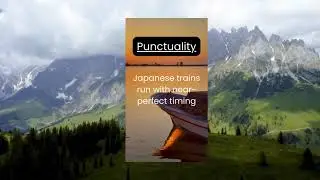 TOP 1O FACTS OF JAPAN (NIHON) - FACT 1 ABOUT PUNCTUALITY
