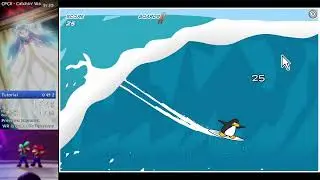 Club Penguin Catchin' Waves Tutorial speedrun [0:44.733]