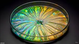 Metallic Dreams: Long Chemical Reaction Visuals for Sleep & Focus 🧪💎⚡