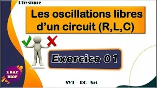 Circuit RLC - RLC Libre - Exercice 01 - QCM -  2 Bac BIOF