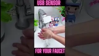 Touchless USB Sensor-Controlled Water Faucet #short