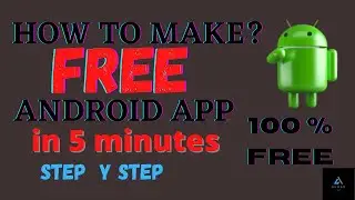 Create Android App || Earn Form Adomb Ads& Goggle play||without coding #creatingapp#app#goggleads