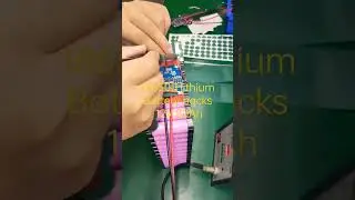 18650 lithium battery 12V 80Ah#18650cells #18650batterypacks #18650lithiumbattery