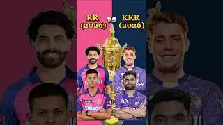 RR vs KKR in IPL 2026 😱 comparison #ipl2026 #cricket