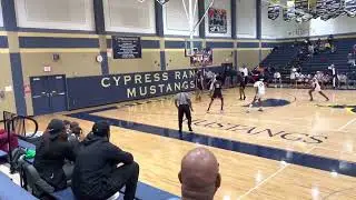 Freshman Jacob Williford of Cypress Ranch High School