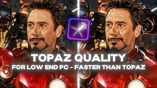 Quality Enhancer Like Topaz AI for Low End PC | Fast 4K Quality Enhancer AI Tool Tutorial
