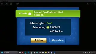 Microsoft Solitaire Collection, TriPeaks Expert, January 12, 2026, Daily Challenges