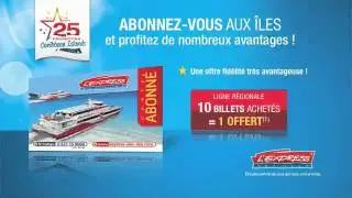 L'express des &icirc;les a 25 ans