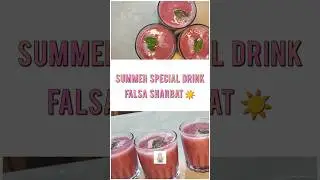 Falsa Juice | Falsa Sharbat | Summer Drink #food #popcorn #homemade #foodie #drink #recipe #tasty