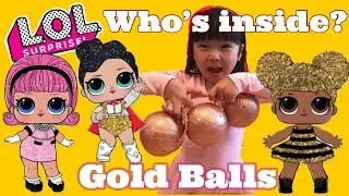 Gold Ball Found - LOL Surprise Doll - Who's inside? Madame Queen, The Queen or Queen Bee?