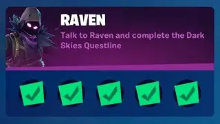 Fortnite Complete 'Raven' Challenges Guide - How to Complete the Dark Skies Questline