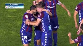 Gol de Piovaccari (0-2) en el Rayo Vallecano - SD Eibar - HD