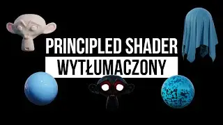 Blender Podstawy - Shader Principled BSDF wytłumaczony