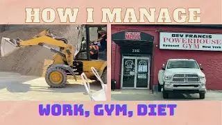 How I manage my meals, work and gym