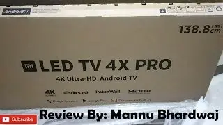 Xiaomi MI LED TV 4X pro 4k Ultra HD smart Android TV 55 inch Unboxing review Hindi