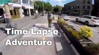 Seattle Downtown Bike Commute 🚴&zwj;♂️ Time-Lapse Adventure