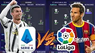 La MEJOR SERIE A vs La MEJOR LIGA SANTANDER | Experimentos Fifa 21
