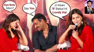 Alia Bhatt Blushing Reaction On Alphabet 'R' Being Lucky In Her Life