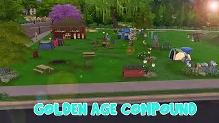 Golden Age Compound // The Sims 4 Spark'd Challenge