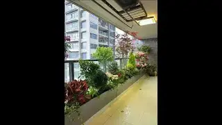 I've remodeled the garden on the one-shape balcony, and my neighbors are coming to copy my work. #L