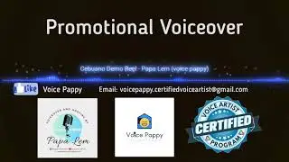 Cebuano/Bisaya Voiceover Demo Reel (radio or tv commercial, explainer, storytelling, character)
