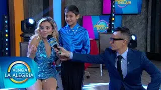 Gaby terminó de una manera muy tropezada la coreografía con Alexandre. | Venga La Alegría