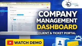Excel Lifes &ndash; Company Management Dashboard | Client Portal Overview