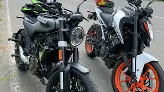 🚨KTM Duke 200Ng VS Husqvarna svartpilent 200 🔥🔥😱 Prueba de velocidad 2021