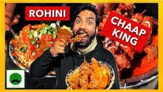 Rohini Chaap King Selling Chaap Burger, Chaap Kebab & More | Veggie Paaji
