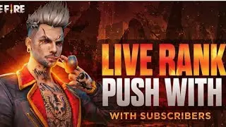 free fire live😜rank push with subscribers/on light gamer