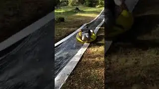 Home made slip n slide