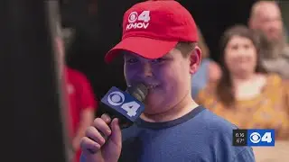 Local boy, a huge News 4 fan, gets birthday surprise from the Surprise Squad