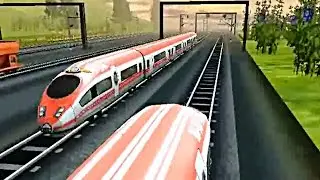 Euro Train Driving Games - Simulasi Kereta Api (Level 6-7) (Android Game)