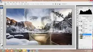 How to Create an Invisible, Camouflage Effect in  Photoshop Tutorial