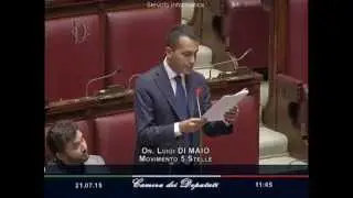 Luigi Di Maio: L’uomo libero, per voi è un uomo pericoloso