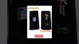 OnePlus 9 Pro Vs IPhone 12 ProMax PUBG test video games 🔥🔥