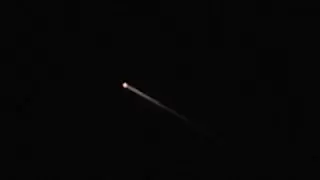 Plasma trail from SpaceX Dragon as Crew-6 returns to Earth - September 4, 2023