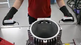 How to assemble aluminium stator housing using induction heating