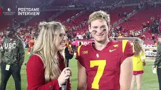 USC QB Miller Moss on the Trojans’ 42-20 win over Rutgers