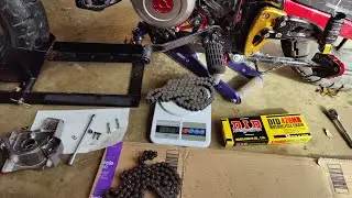 2024 Honda Monkey, DID 428 chain conversion, x-ring chain vs non o-ring chain acceleration compare
