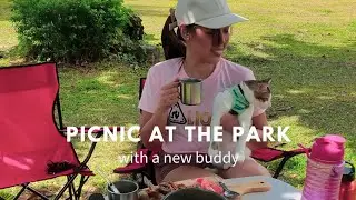 ASMR Moto Camp & Cook 🇵🇭  | Picnic  at the Park | Kymco Like 150i
